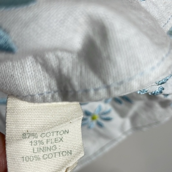 Forever That Girl Anthro | Ruffle-Sleeve Smocked Linen Blouse Size Medium NWT - Picture 6 of 7